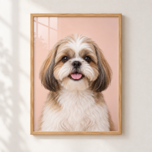 Quadro Pet Personalizado 50×70cm — Linha Premium | Cor Sólida