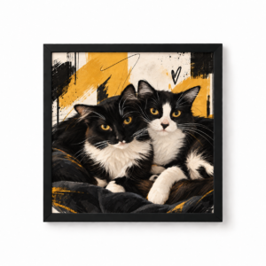 Quadro Pet Personalizado 20×20cm — Linha Clássica | Artístico