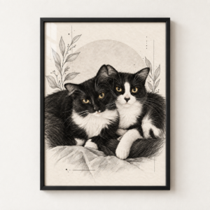 Quadro Pet Personalizado 30×42cm — Linha Premium | Artístico